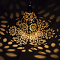 Miniatyrbild 5 av 8: Hängande solcellslampor för utomhusbruk, trädgård, boho LED-blomma, vattentät dekorativ metallampa för veranda, trädgård, utomhus