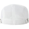 Miniatyrbillede 3 af 4: Newsboy Beret Ivy Cap Cabbie Flat Cap Justerbar Herre Åndbar Mesh Sommerhat