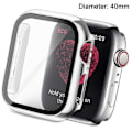 Pikkukuva 1 / 6: Kotelo Apple Watch Series 5/4 / Karkaistu lasi näytönsuoja