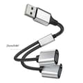 Miniatyrbillede 2 af 4: USB/Type C han til 2/3 USB hun kabeladapter USB OTG splitterkabelkonverter