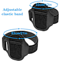 Miniatyrbild 6 av 7: Familjevänligt Andningsbart Material: 2-pack Justerbara Benremmar för Nintendo Switch Ring Fit Adventure, Ger Bekvämt Skydd för Joy-Con Under