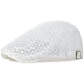 Miniatyrbillede 1 af 4: Newsboy Beret Ivy Cap Cabbie Flat Cap Justerbar Herre Åndbar Mesh Sommerhat