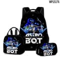 2026 New Arrival: Astro Bot Student Backpack, Lunch Bag, Pencil Case 3-piece Set 2