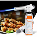 Miniatyrbild 5 av 5: Professional Kitchen Torch for Culinary Creations, Adjustable Flame with Piezo Ignition Technology and High Temperature Resistance, Versatile Use