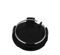Miniatyrbillede 1 af 2: Passer til Tesla Model 3 Hjulkapsel Logo - Sort Sort Etiket (Matt) (Fire Pak)