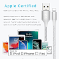 Pikkukuva 4 / 5: 10FT iPhone -latauskaapeli - Pikalataava USB-kaapeli (3 kpl)