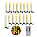 Miniatyrbilde 1 av 5: 20 stk LED-juletrelys med avtakbare fjernkontrollklips, multifunksjonell LED-elektronisk styring, dryppende effekt