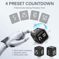Miniatyrbillede 2 af 5: Pomodoro Timer 25/5/10 Min Desktop Timer Vibration Lydstyrke Justerbart Produktivitetsur Black