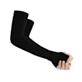 Miniatyrbild 2 av 8: 3 par Arm Sleeves för Sommar utomhus Sol UV-skydd Kylande Is Silke Kompression Arm Sleeve för Män Kvinnor Svart