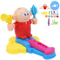 Miniatyrbillede 4 af 8: Frisør Legetøj Ler Børn Modellering Ler Farve Mud Barber Rolle Spil Pædagogisk Legetøj Rød Frisør 1 Sæt