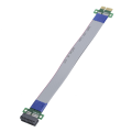 Miniatyrbillede 8 af 8: PCIE Forlængerkabel 1X Riserkort Forlænger Dobbelthastighed Han-til-Hun Adapter Bånd EP051