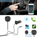 Pikkukuva 2 / 5: Auton Bluetooth 5.0 -audiovastaanotin, handsfree-puhelut, 5 V 2,1 A USB-latausportti autoille, joissa on 3,5 mm:n AUX-liitäntä
