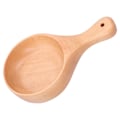 Pikkukuva 4 / 8: Salaattikulho Pöytäastiat Puinen Nuudeli Hedelmäkulho Kahvalla Välineet Kotikeittiöön 26x15x4.6cm