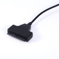 Pikkukuva 3 / 7: SATA 7 + 15 22 Pin - USB 2.0 -kaapelisovitin 2.55\" HDD-kiintolevylle USB-virtajohdolla