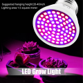 Miniatyrbild 4 av 6: Full Spectrum E27 5W AC220V 72 Leds SMD2835 LED Grow Light Plant Flower Hydroponic Bulb