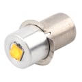 Miniatyrbilde 1 av 8: P13.5S 3W LED-lommelykt erstatningslyspære lommelykt nødlys arbeidslys (varm hvit 4~12V)