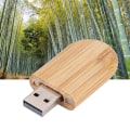 Pikkukuva 4 / 8: Soikea Puinen Kuori USB 3.0 Muistitikku Säilytyslaite Laatikolla U Levy 32GB