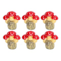 Miniatyrbild 5 av 8: 30 st 1:12 Dockhus Hartsvamp Miniatyr DIY Realistisk Bärbar Hartsvamp Ornament