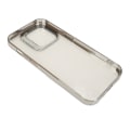 Miniatyrbild 4 av 8: Magnetiskt phone case Slankt stötsäkert phone case med kameralinsskydd Kickstand Hög transparens PC Hårt case Silver för Iphone 14pro
