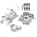 Miniatyrbilde 3 av 8: Utskifting av girkasse i aluminiumslegering for TRAXXAS TRX-4/6 Simulering 1/10 RC Carsilver