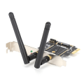 Miniatyrbild 3 av 8: PCI E till NGFF M.2 WIFI Trådlös Modul Adapterkort KEY A E Nätverks Expansionskort