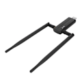 Miniatyrbillede 8 af 8: USB 3.0 WiFi6E AX5400M WiFi Adapter 802.11AX Tri-bånd 6GHz 5GHz 2.4GHz Dobbelt 6dBi Antenner Trådløs Netværksadapter