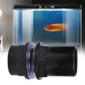 Miniatyrbilde 5 av 8: 5 stk/sett PVC akvarium vannrørskjøt rett rørkobling fisketanktilbehør (32 mm)