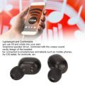 Miniatyrbillede 3 af 7: Trådløse sportsøretelefoner med mikrofon - Letvægts Bluetooth 5.0 stereo støjreducerende øretelefoner til træning og jogging