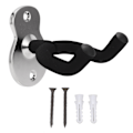 Miniatyrbilde 1 av 8: Gitar Veggfeste Henger Krok Holder Stativ Metall Universal for Ukulele Fiolin Studio RoomFrosted Silver