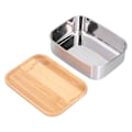 Miniatyrbillede 4 af 8: Bento Madkasse 304 Rustfrit Stål Sikker Bento Bokse med Låg til Studerende Arbejdere