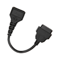 Miniatyrbillede 5 af 8: 10.6in OBD2 Forlængerkabel 16Pin Automotive Bil Diagnostisk Scanner Stik Universal