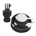 Miniatyrbild 3 av 8: Utomhus Rod Fäste Bas Fast Skruv Uppblåsbar Båt Kanot Montering Rund Adapter