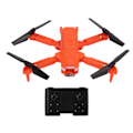 Miniatyrbilde 6 av 8: XT8 Mini Drone Luftfotografering RC FPV Drone 4K Dobbelkamera Flerfarget Lys Planleker Oransje Tre Batteri