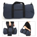 Miniatyrbillede 4 af 8: KS3 Canvas Slidstærk Navy Bærbar Rejsetaske Fitness Unisex Enkelt Skulder Sportstaske