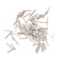 Miniatyrbilde 3 av 8: 100 stk Single Barrel Crimp Sleeves Kit Korrosjonsbestandig Rustfritt Stål Crimp Sleeves Connector Kit for Fiske 1.4