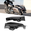 Miniatyrbild 7 av 8: Motorcykel Värmeavskärmning Mellanram Luftdeflektor Passar för Freewheeler 2017-2019 (Blank Svart)