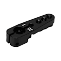 Miniatyrbilde 8 av 8: Servo Horn 25T i Aluminiumlegering, Robust, Justerbar, 3 Huller, RC-Bil Servo Horn for 1/10 RC Biler, Svart