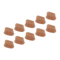 Miniatyrbillede 5 af 8: 10 stk. gummi mursten fløjte hul tavse blokke udskiftning reparationssæt Orkester tilbehør Lille