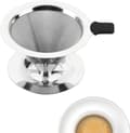 Miniatyrbilde 1 av 8: Kaffefilter i rustfritt stål, gjenbrukbar kaffedrypper