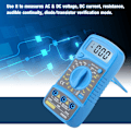 Miniatyrbillede 5 af 8: ANENG AN8205 Digitalt Multimeter LCD Voltmeter Ammeter AC/DC/OHM Volt Strømmåler