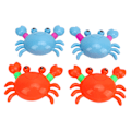 Miniatyrbilde 8 av 8: 4 stk Teleskopisk Lekeformskiftende Leke Plast Lys Farge Lett Fidget Tube Leke for Barn Familie Krabbe