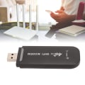 Miniatyrbilde 6 av 7: Bærbar 4G LTE WiFi-ruter - 150 Mbps hastighet, støtter 10 brukere, for tilkobling av nettbrett og bærbar PC (svart)
