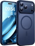 Magnetiskt skal för iPhone 17 Pro 6,3 tum, MagSafe-kompatibelt (Mörkblå)
