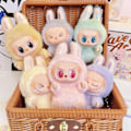 Miniatyrbillede 4 af 4: Yndig Pull Bub Bunny Plys fra POP MART 17cm Bevægelig Siddende Figur random