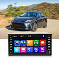 Miniatyrbild 5 av 8: 7 Tums Bil MP5 Multimedia Spelare FM Stereo Radio Bluetooth Handsfree Passar för Corolla