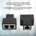 Miniatyrbillede 8 af 8: 2 STK 3,5 MM Han 3-kanals Netværk RJ45 8-kernet Jack Splitter Adapter POE Netværksdistributør