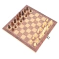 Pikkukuva 8 / 8: 3-in-1 shakkitammi Gobang kokoontaitettava shakkilauta kannettava interaktiivinen shakkipelilelu 24 x 24 cm / 9,4 x 9,4 tuumaa