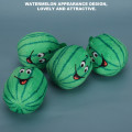 Miniatyrbild 8 av 8: 4st Mjuk plysch vattenmelon för husdjur Hundar Katt Squeak Chew Leksaker Interaktiv Lindra tristess Husdjurstillbehör