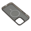 Miniatyrbild 5 av 8: Phone case runt om Skyddande Transparent Magnetisk Anti Drop Bekvämt grepp gör-det-själv cover Black Tan för IOS 14promax