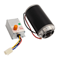 Miniatyrbillede 5 af 8: 12V 200W Aluminium Børstemotor og 12V 250W Styreenhed Governor Sæt til Rullegardin